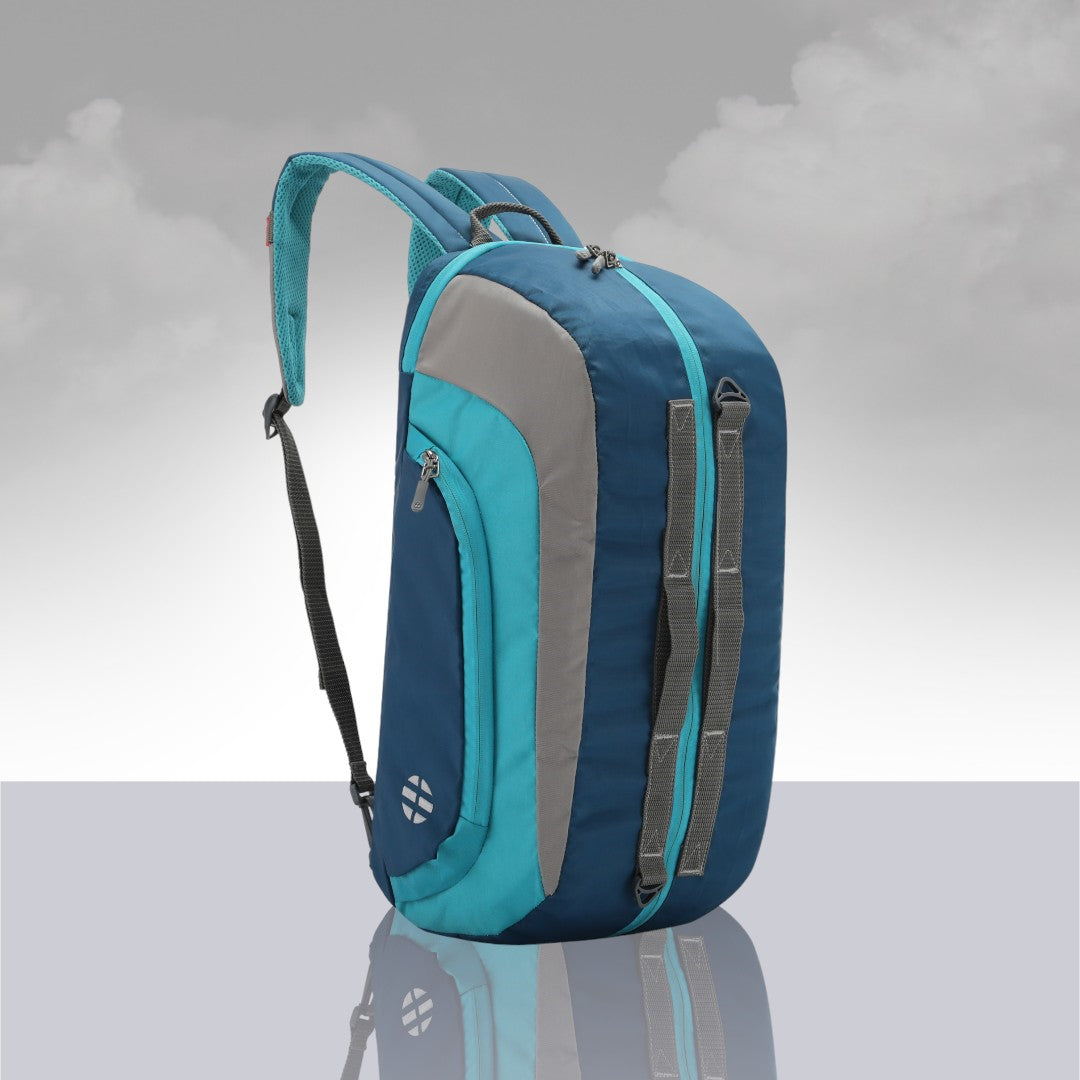 Jake Convertible (3-in-1) Gym Duffel/Sports Bag with Shoe Compartment (31 Ltrs)