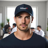 Baseball Cap with embroidered logo Royal Blue