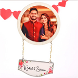 Personalised Photo Hanging Name Plate