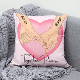 Personalised Pinky Promise Cushion