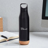 Personalized Black Metal Water Bottle
