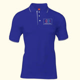 Men's Tipped Elegance Polo T-shirt with Embroidered Logo