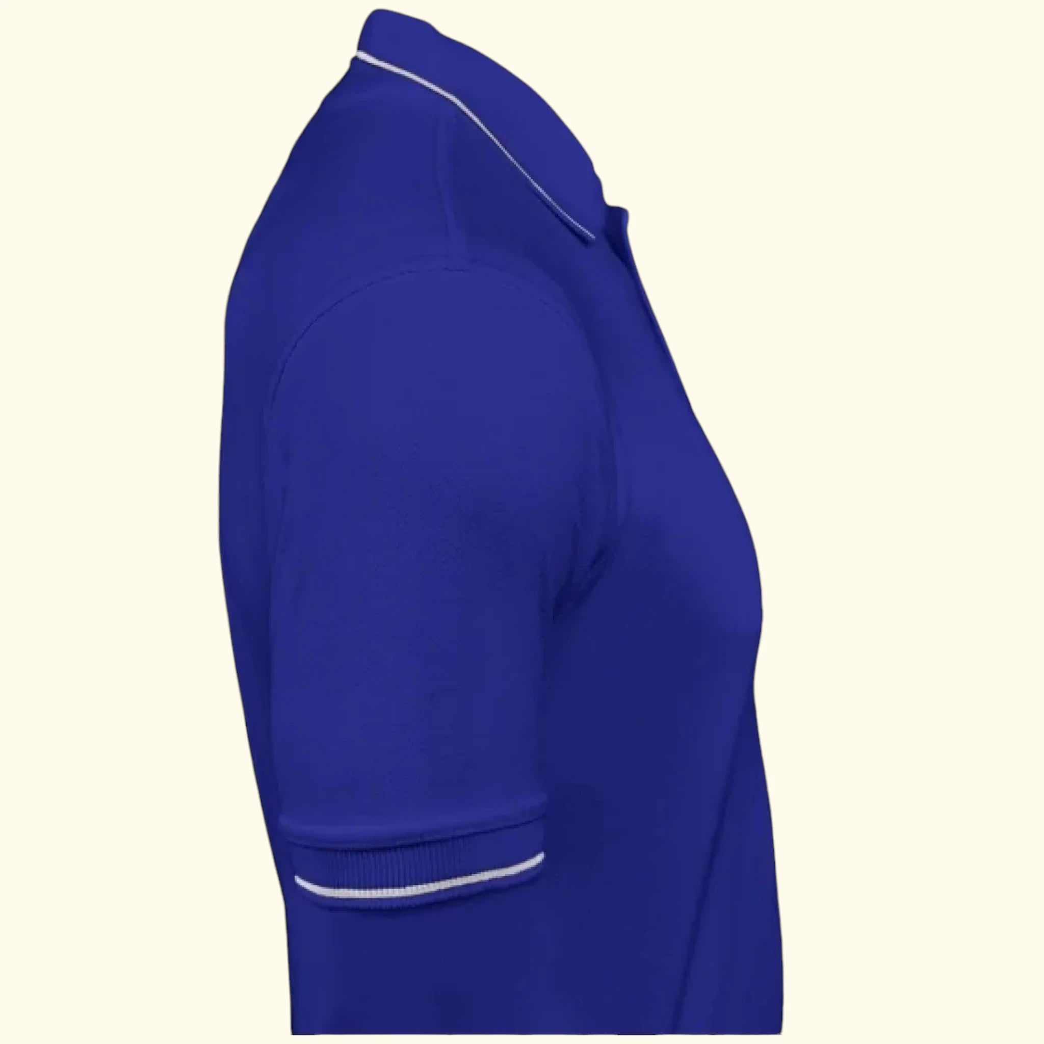Men's Tipped Elegance Polo T-shirt with Embroidered Logo