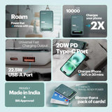 Roam 10000mAh Fast Charging Powerbank