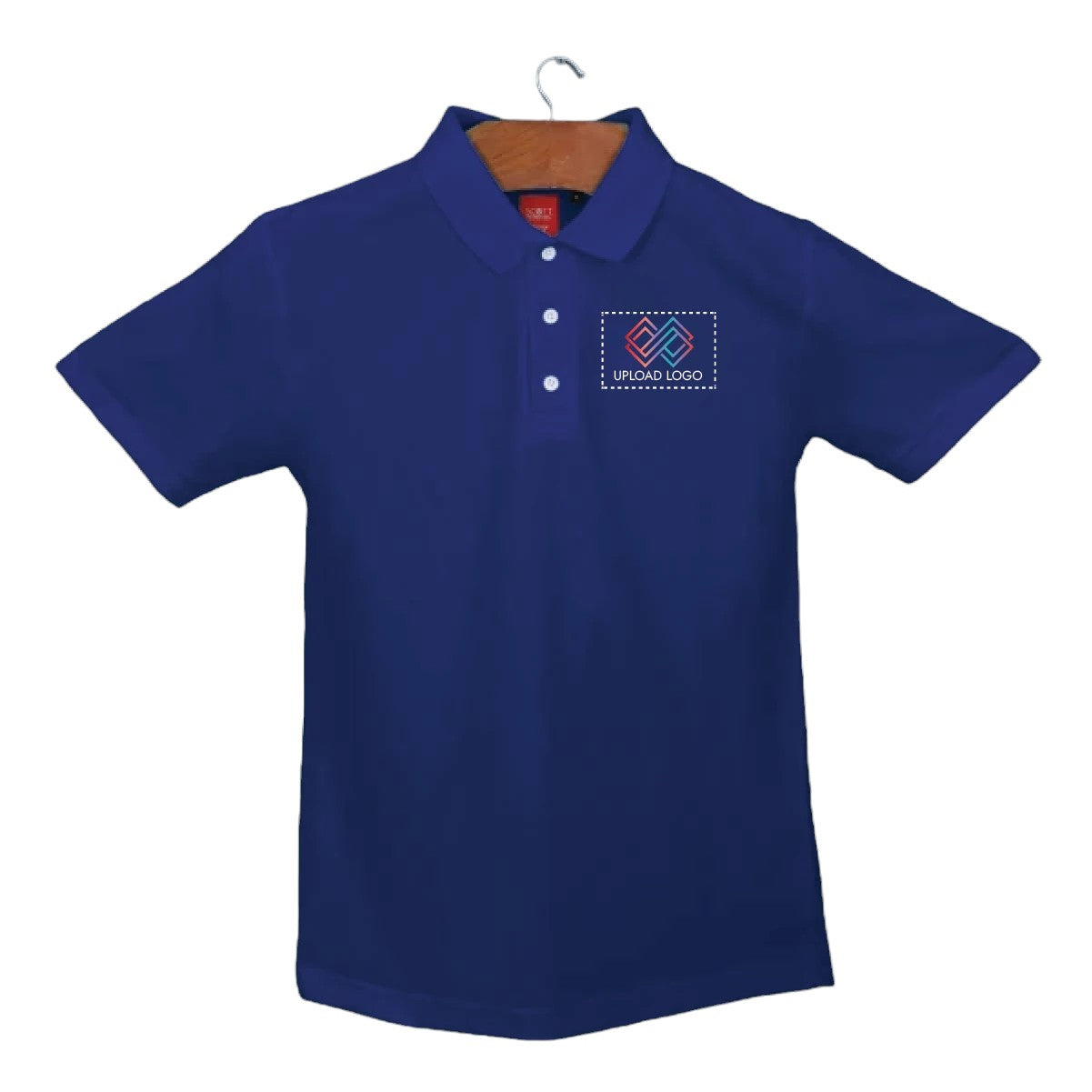 Youth Vibe Polo T-shirt with Embroidered Logo