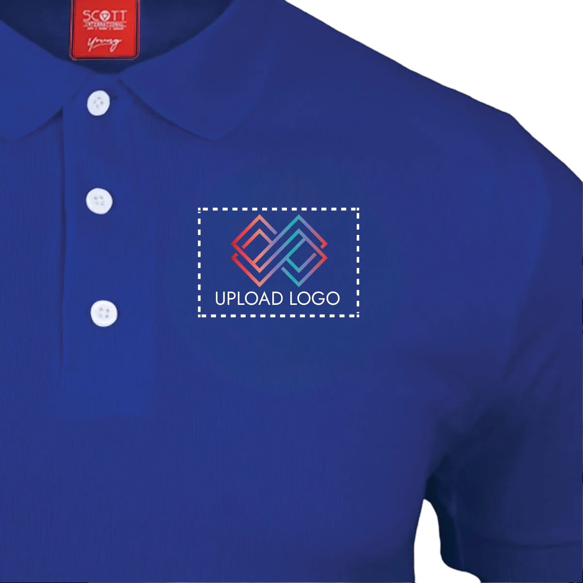 Youth Vibe Polo T-shirt with Embroidered Logo
