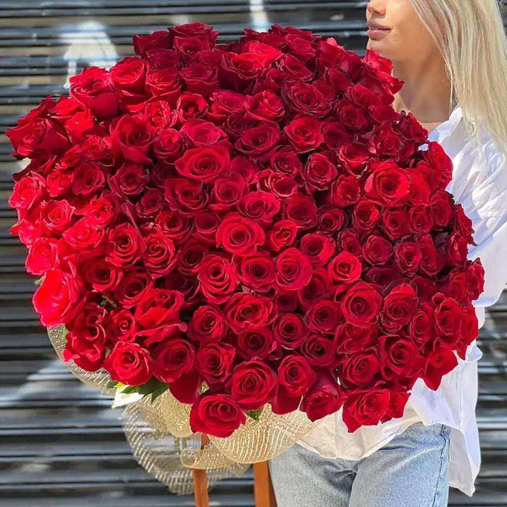 Red Roses Key to The Heart Bouquet
