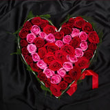 Serene Heart Mix Roses Bouquet
