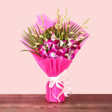 Mesmerizing Purple Orchid Bouquet