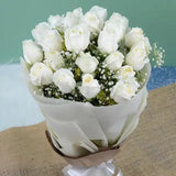 Power of Wishes White Roses Bouquet