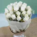 Power of Wishes White Roses Bouquet