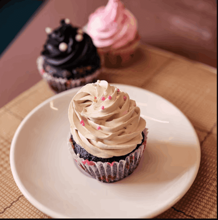 Set Of 4 Chocolate Cupcakes