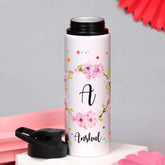 Blooming Personalized Water Bottle