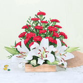 Assortment Of Carnations and Lilies