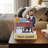 Team Leader Male Caricature