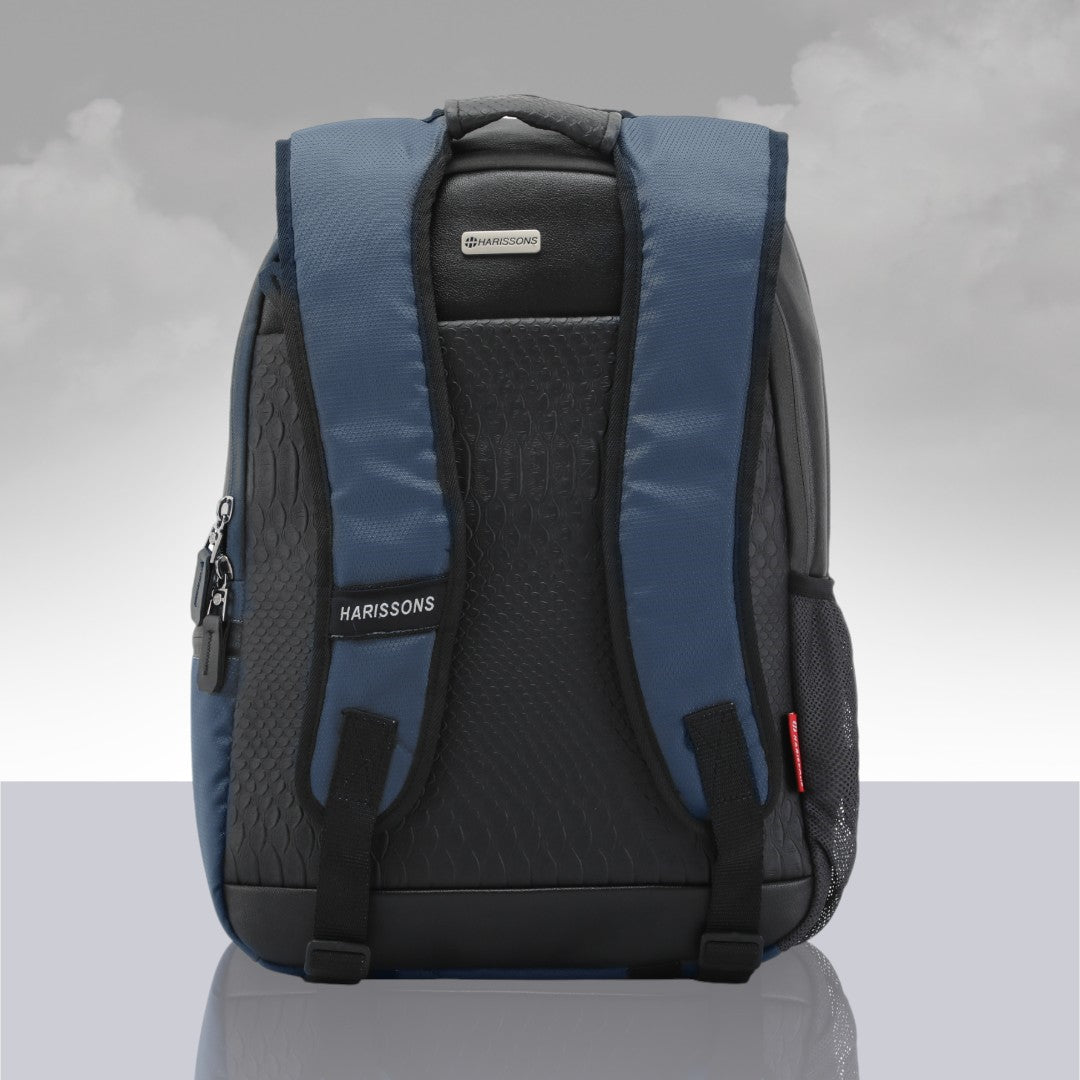 Twin Reversible (2-in-1) 14 inch Laptop Backpacks for Men and Women (Black, 16 Ltrs)