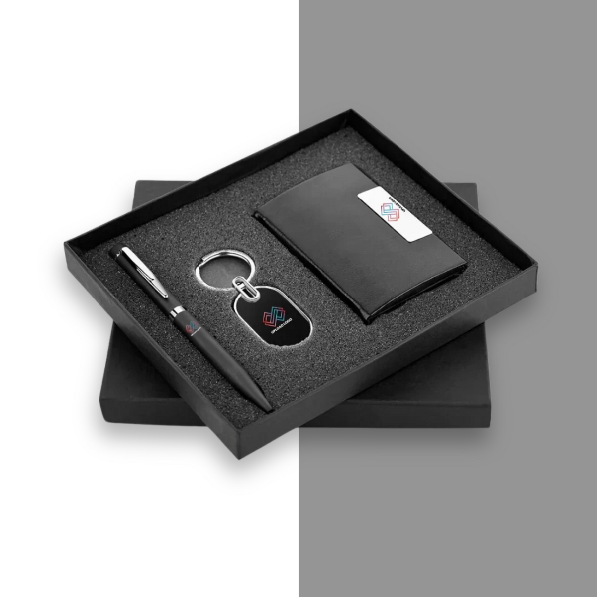 Gretel Pen Keychain & Cardholder Set Black