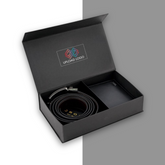 Bi-Fold Wallet With Reversible Belt Black