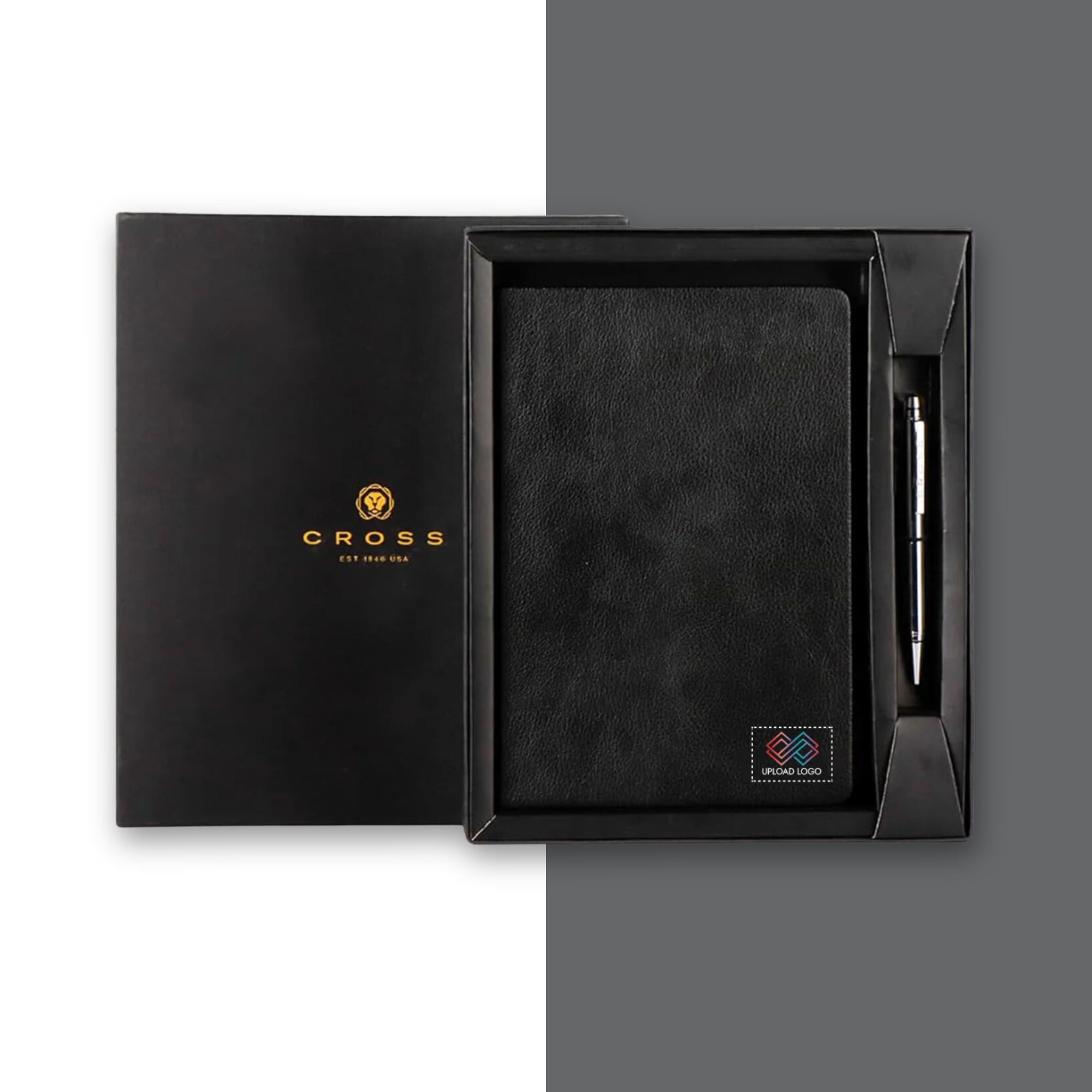 Liam Planner With Agenda Pen-Black