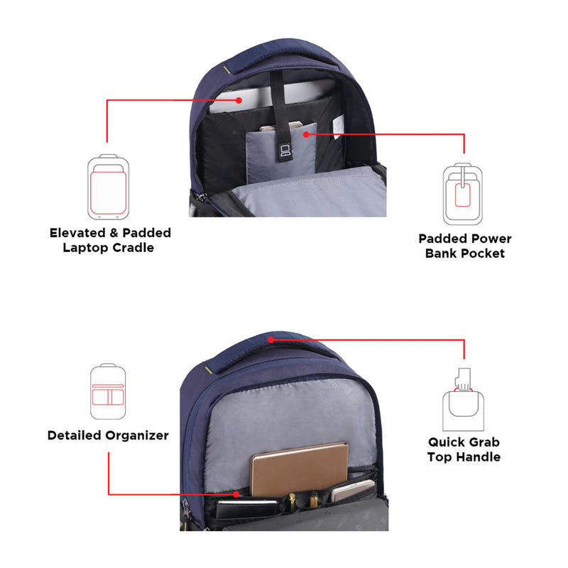 Volt 15.6 inch Office Laptop Backpacks (24 Ltrs)