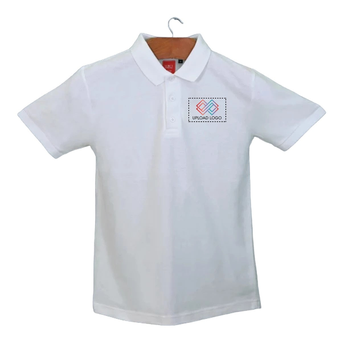 Youth Vibe Polo T-shirt with Embroidered Logo