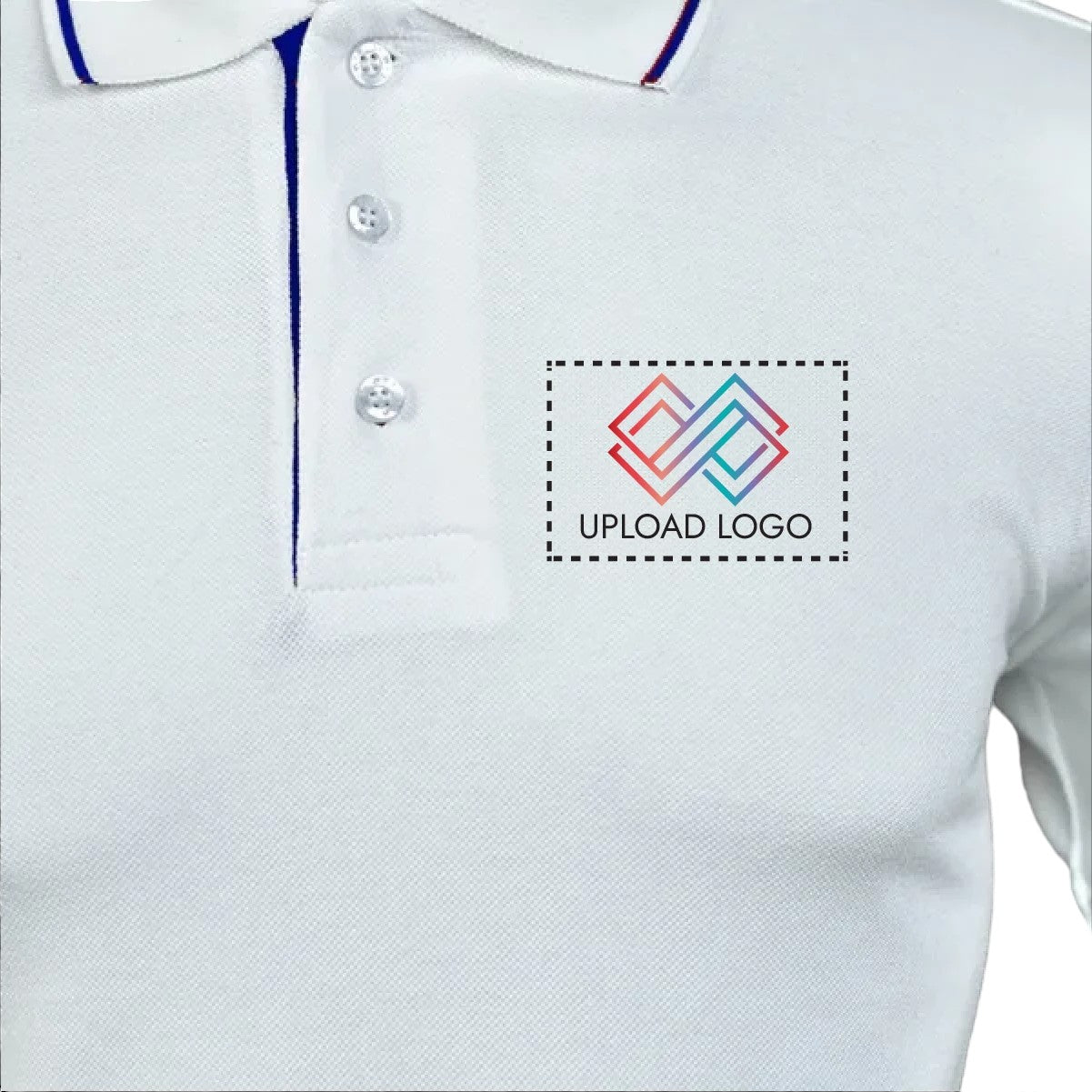 Men's Tipped Elegance Polo T-shirt with Embroidered Logo