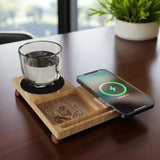 Willow 3.0 Wireless Charger with Cup Warmer & Phone Stand