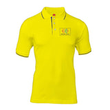 Men's Tipped Elegance Polo T-shirt with Embroidered Logo