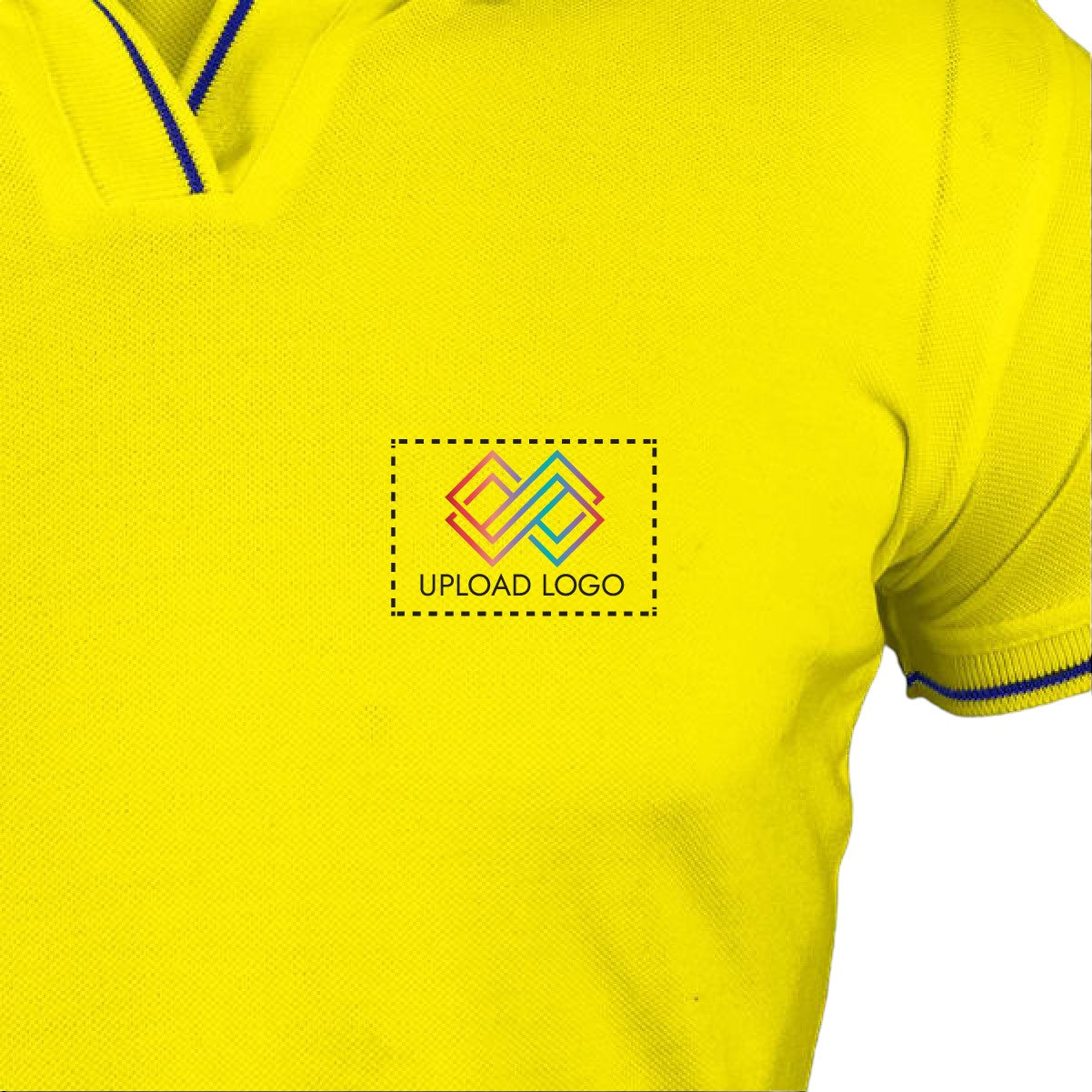 Women's Tipped Elegance Polo T-shirt with Embroidered Logo