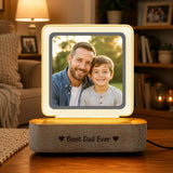 Best Dad Ever LED Photo Frame