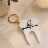 Personalized Tooth Keychain