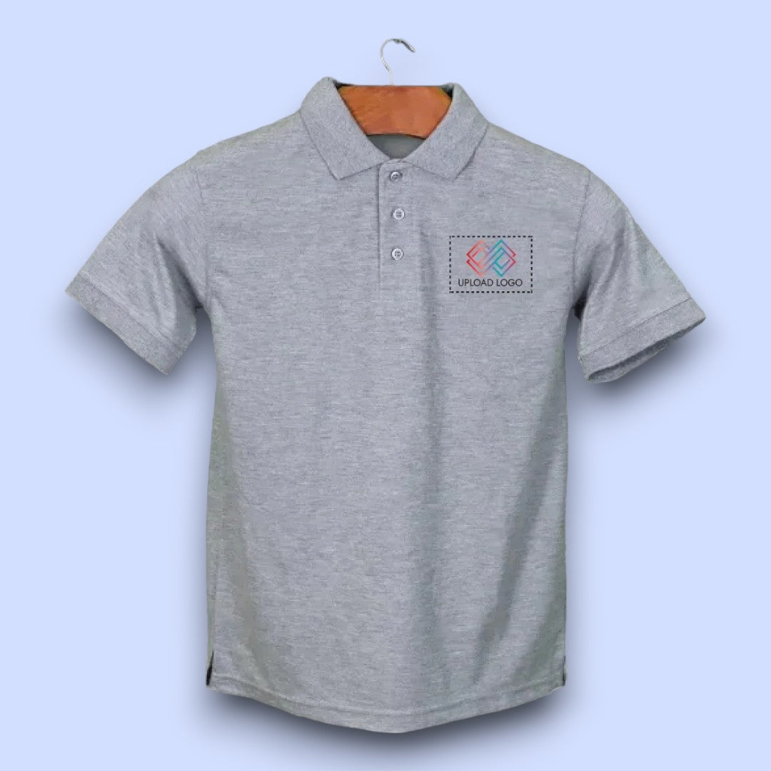 Youth Vibe Polo T-shirt with Embroidered Logo