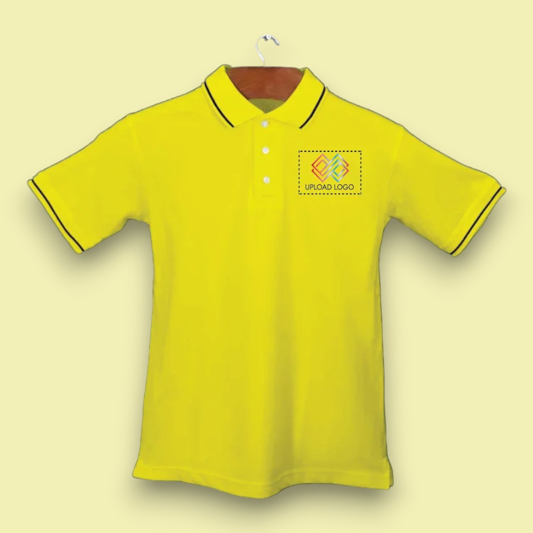 Men's Tipped Elegance Polo T-shirt with Embroidered Logo