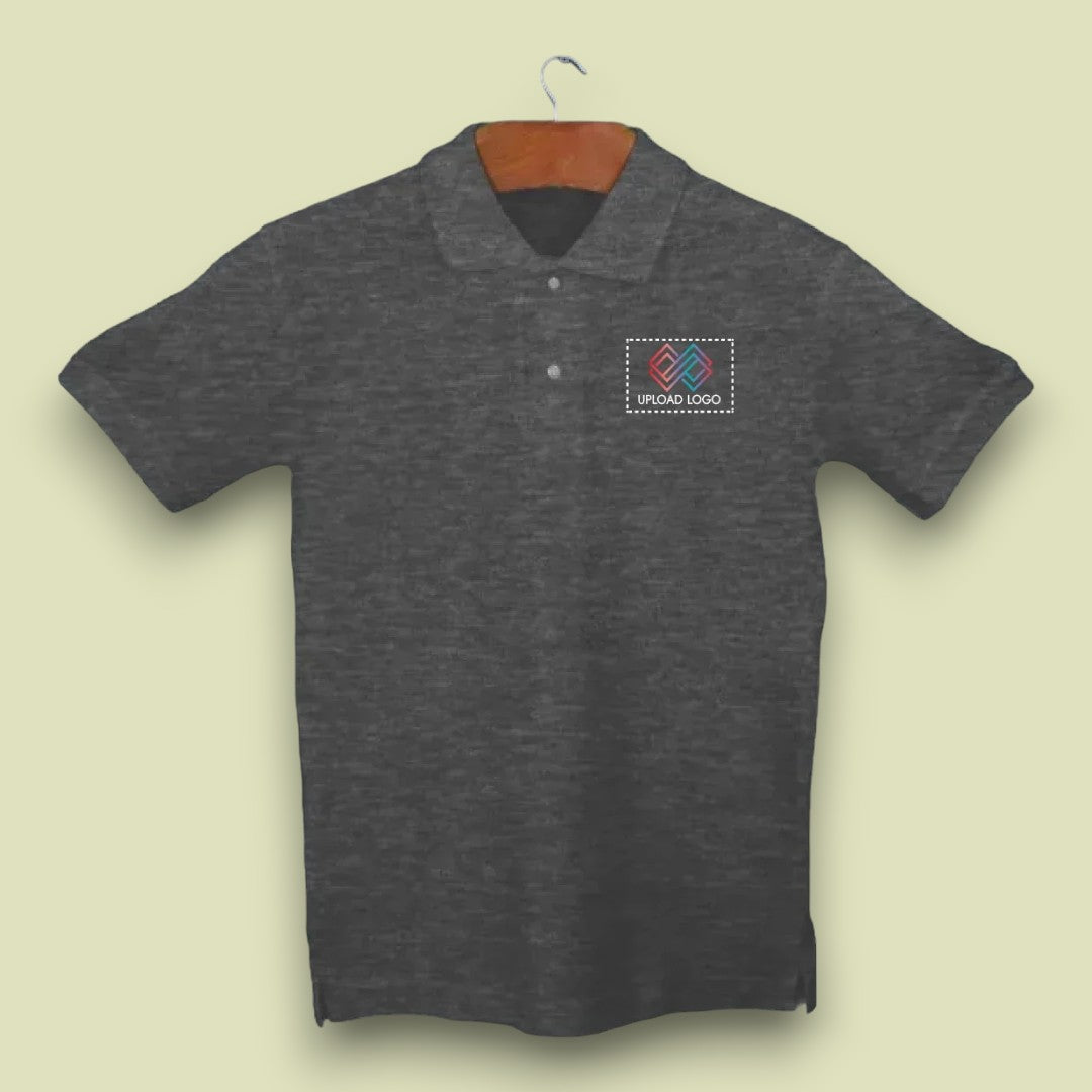 Youth Vibe Polo T-shirt with Embroidered Logo
