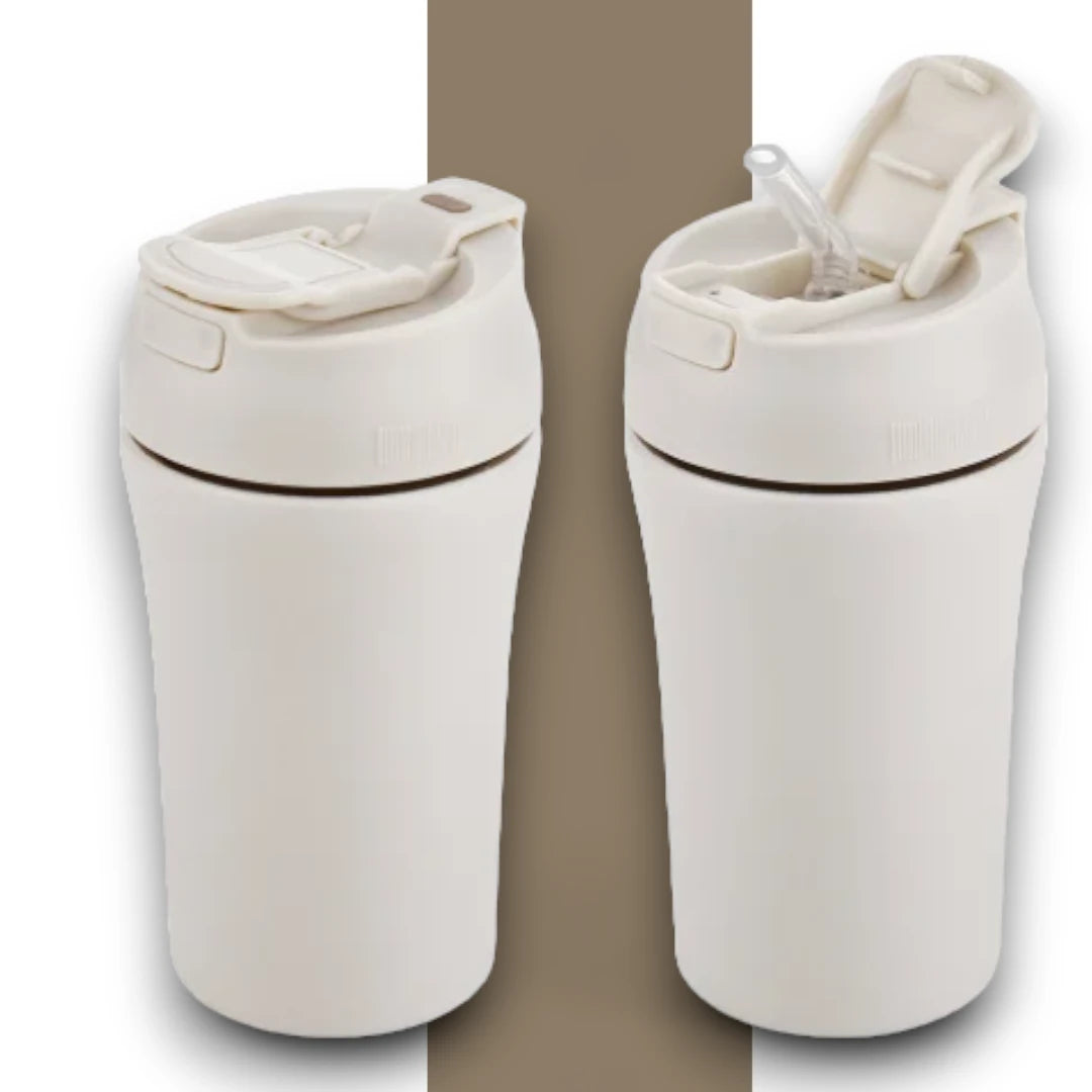Vacuum Coffee Mug with Push Button Lid (350ml)