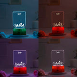 Floral Personalized LED Lamp