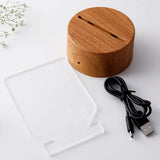 Floral Personalized LED Lamp