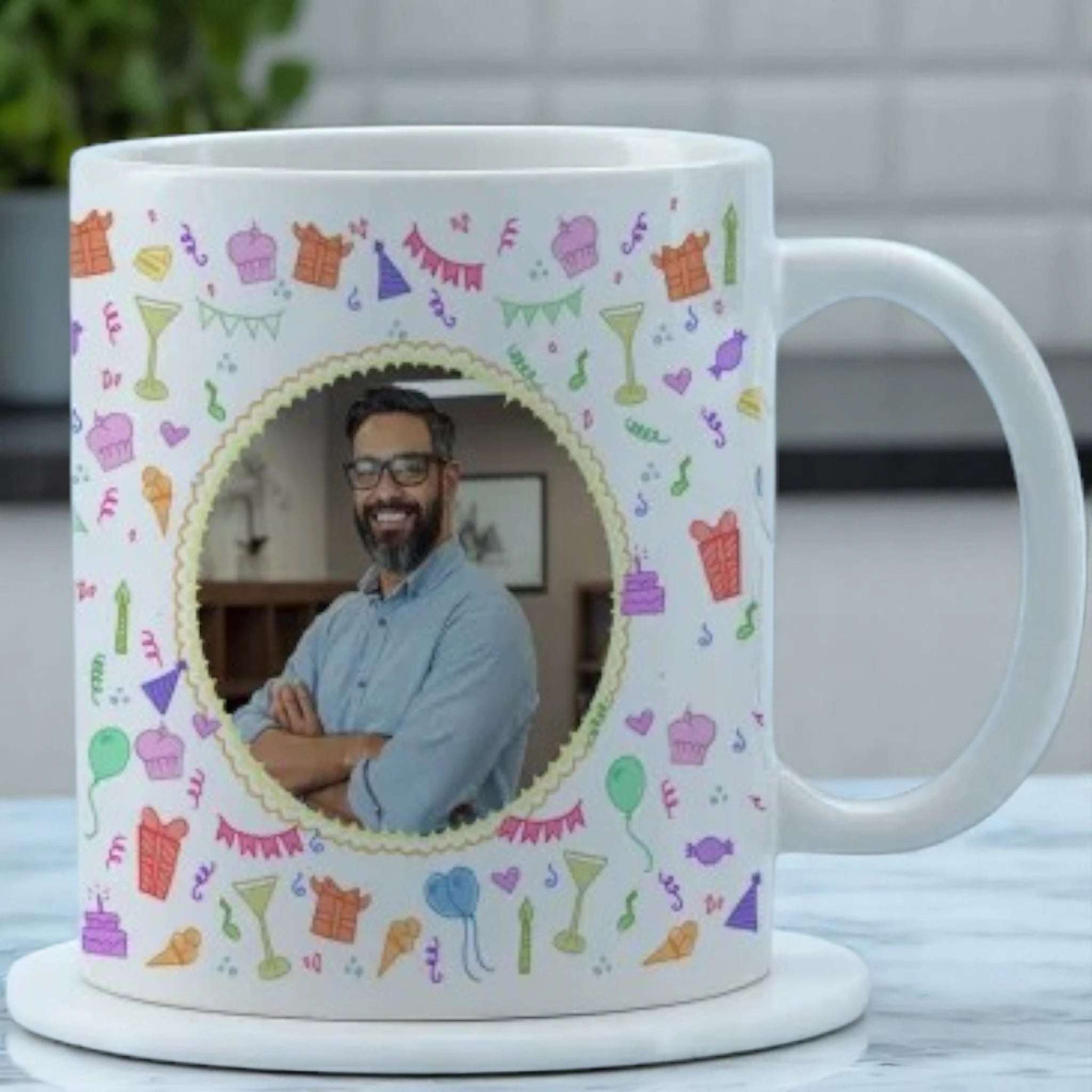 Mug & Munch – Personalized Mug N Nuts Hamper
