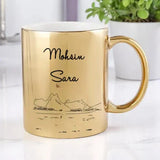 Forever Explorers – Personalized Gold Adventure Mug