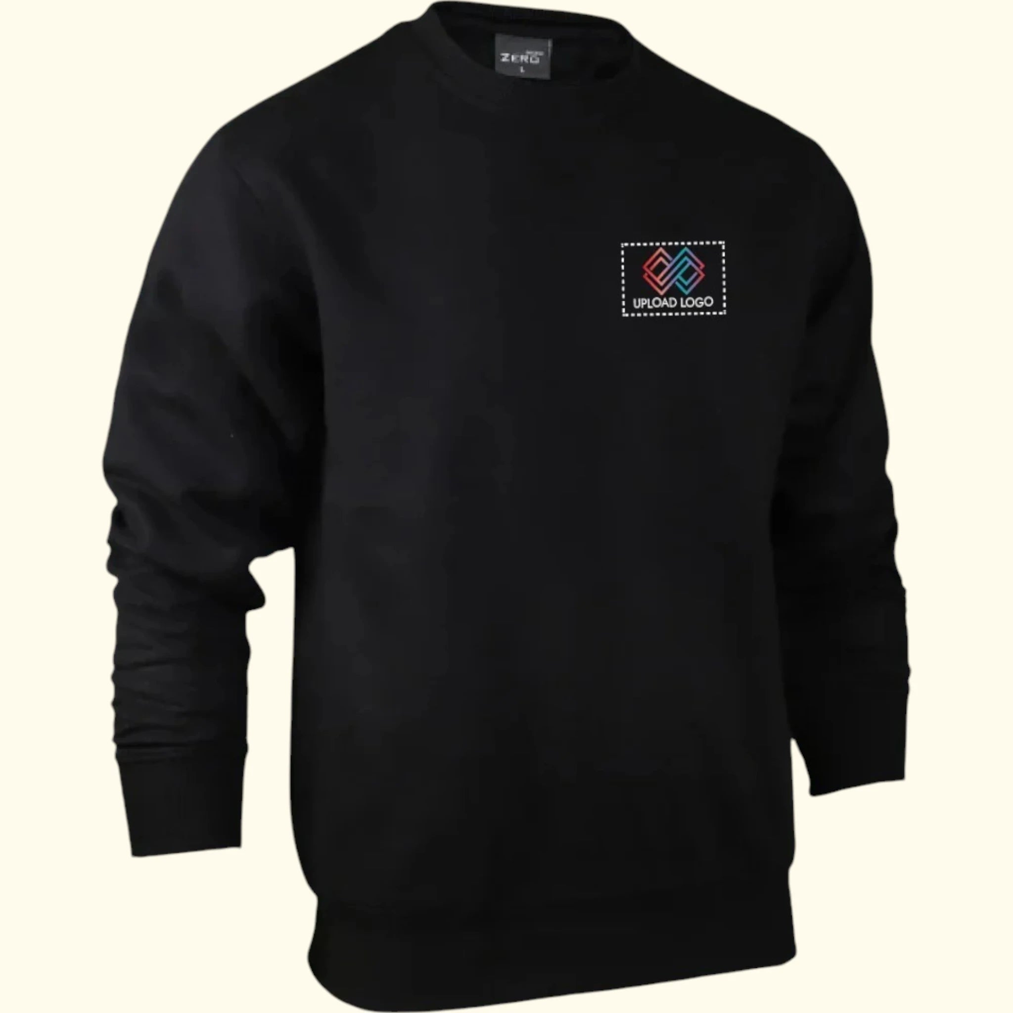 Stylish Crewneck Sweatshirt with embroidered logo