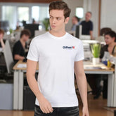 Classic Cotton Round Neck T-shirt with Logo White