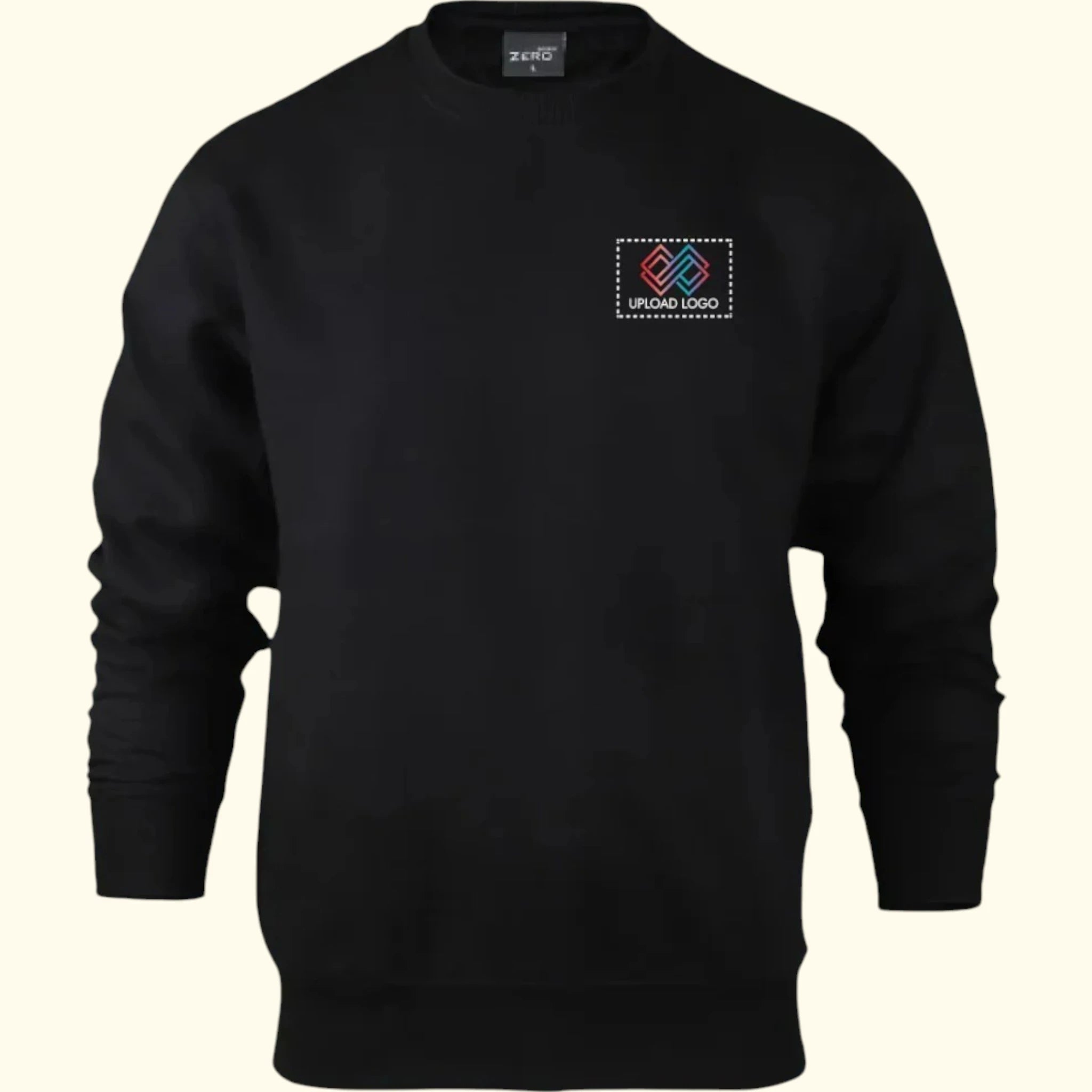 Stylish Crewneck Sweatshirt with embroidered logo