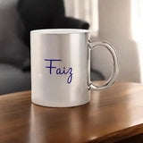 Chais And Duas Personalized Metallic Mug - Silver