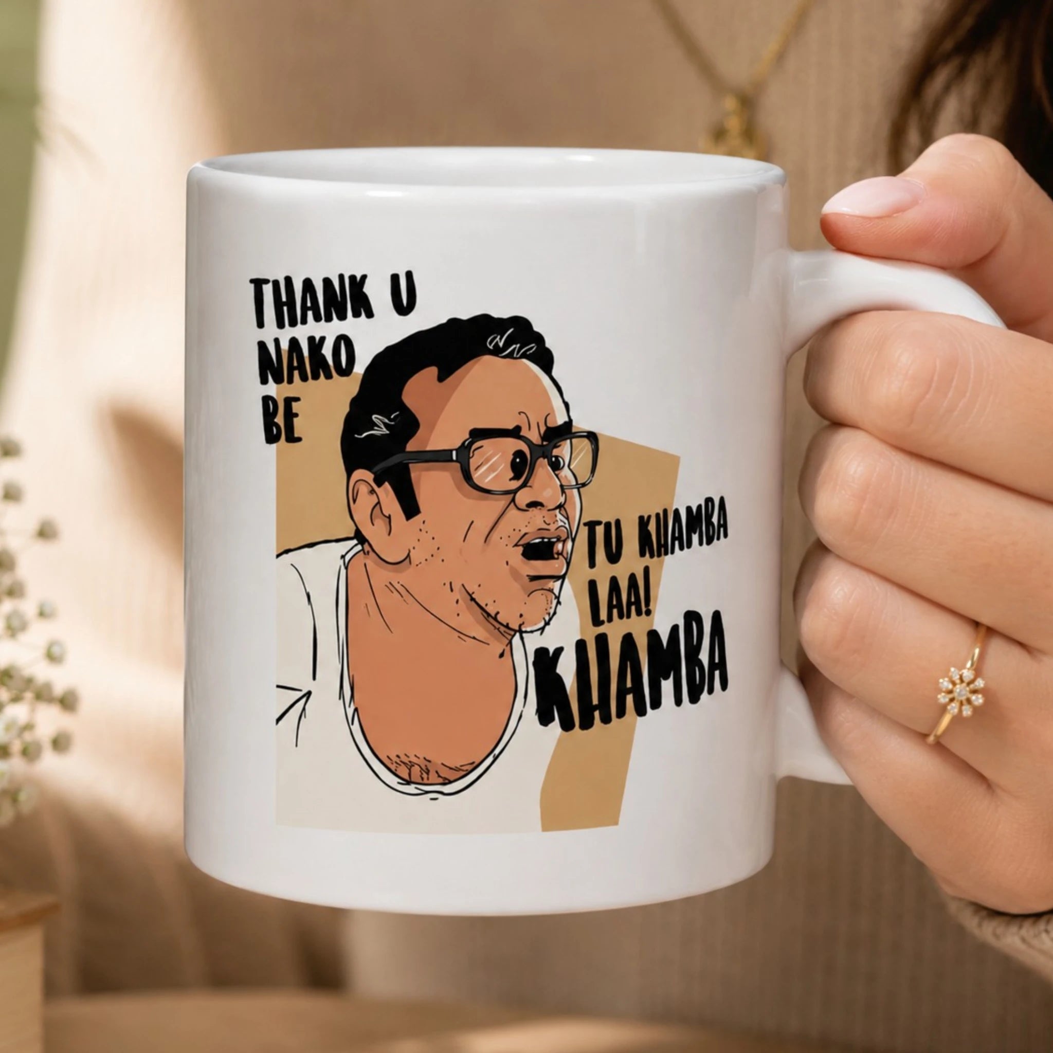 holding in hand thank-u-nako-be-funny-meme-mug