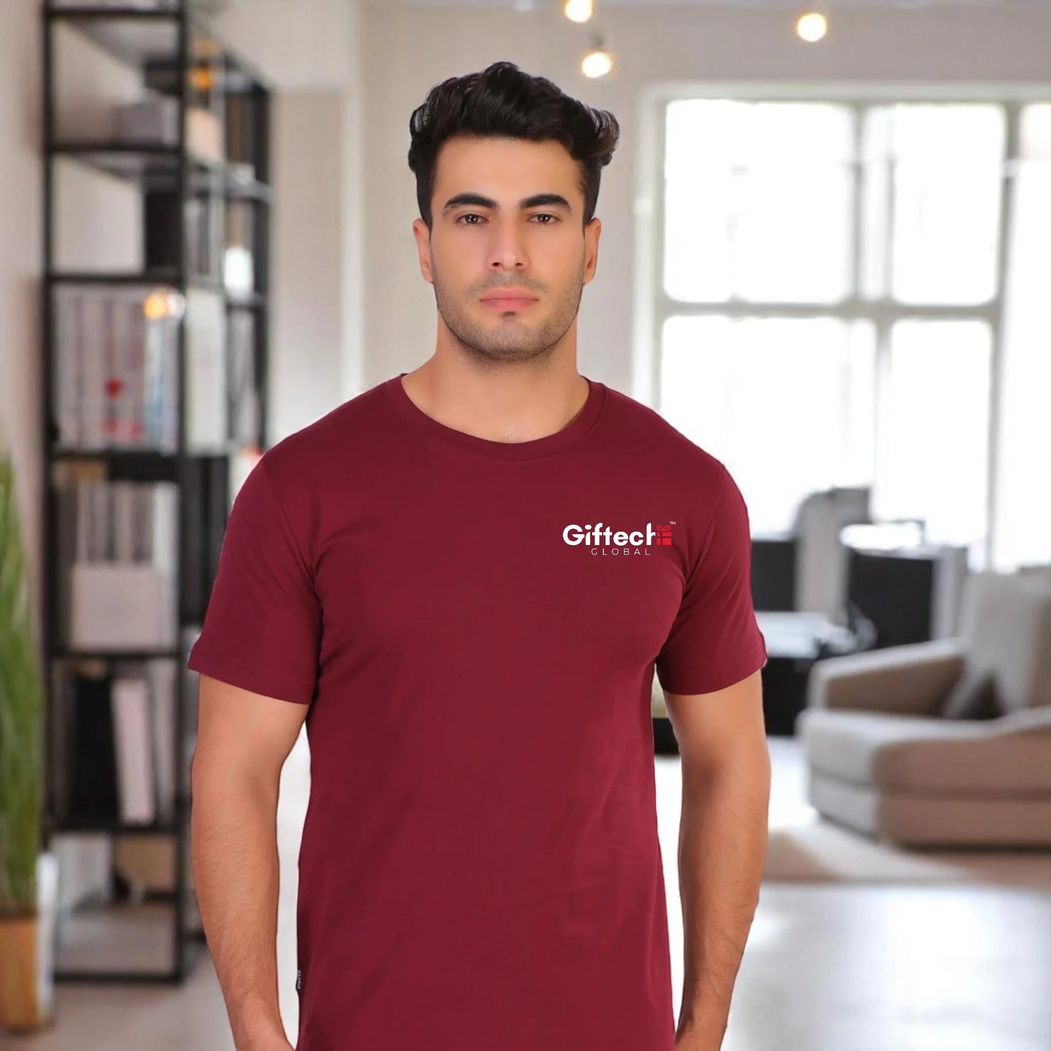 Urban Crew Round Neck T-shirt with Logo Mulbery