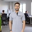 Men's Tipped Elegance Polo T-shirt with Embroidered Logo