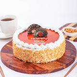 New Year Butterscotch Delight Cream Cake