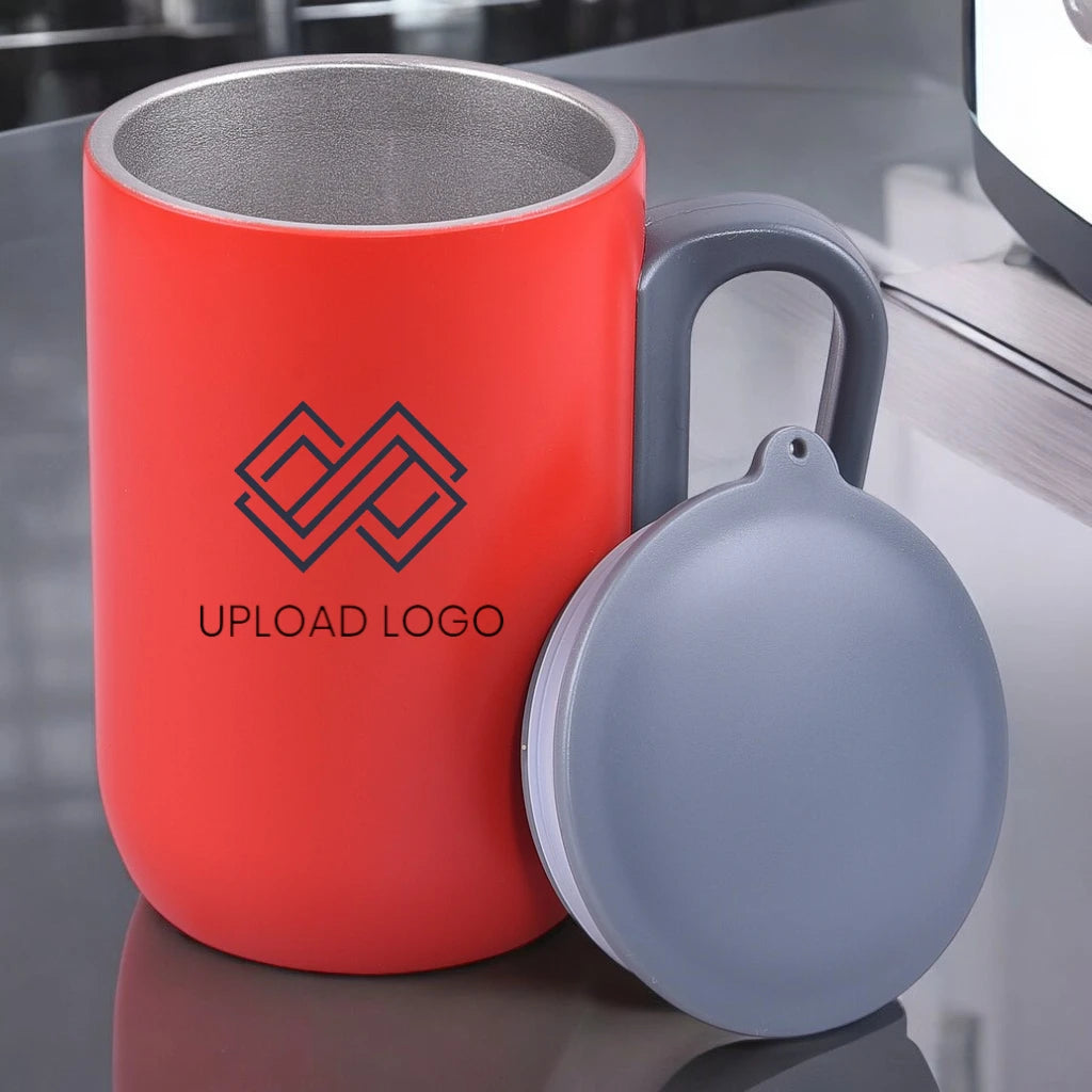 Lisbon Stainless Steel Mug (280 ml) Red