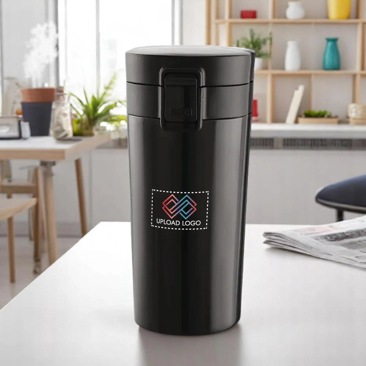 Push Button Vaccum Mug (380ml)