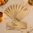 Golden Happy Diwali Envelopes - Pack of 10